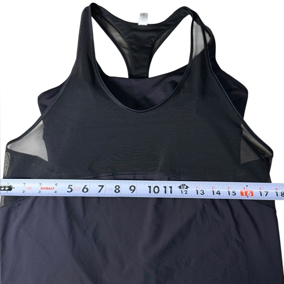 Lululemon Tank Top Womens 8 Black2 in 1 Twist Around Racerback Built in Bra - Picture 14 of 15